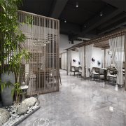西安茶主題會所裝修設計圖