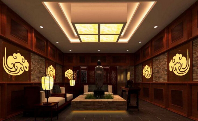 養生館休閑區效果圖